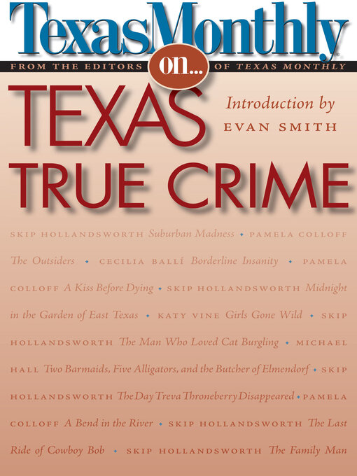 Cover image for Texas True Crime